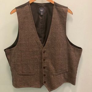 GAP Brown Wool Men’s Vest XL